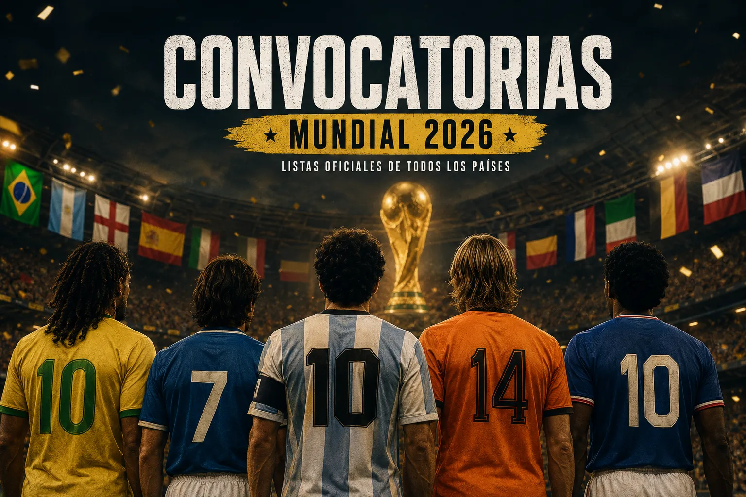 Mundial 2026: listas confirmadas y convocatorias actualizadas EN DIRECTO