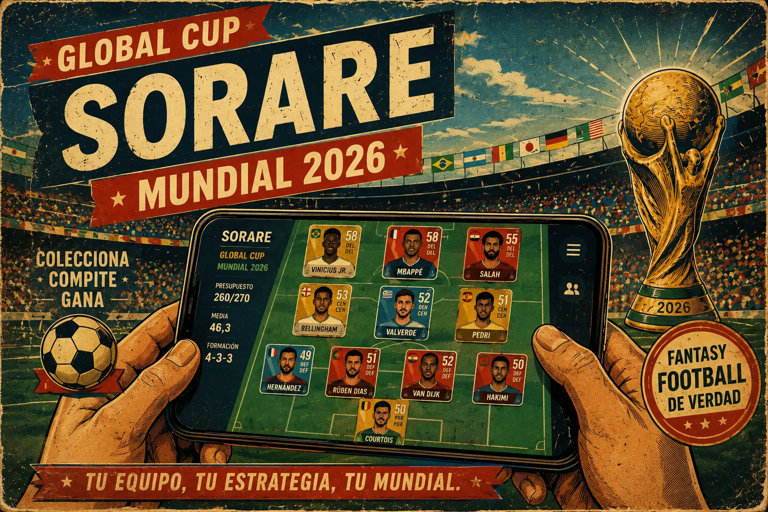 Sorare Global Cup 2026: guía para empezar y elegir los mejores jugadores